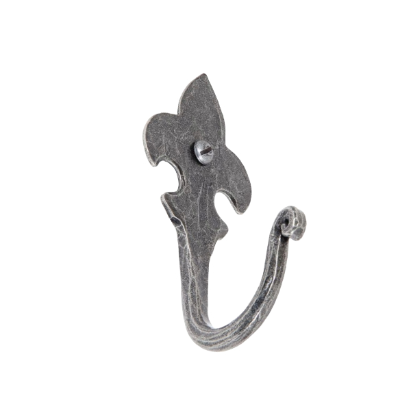 FLEUR DE LYS SINGLE COAT HOOK